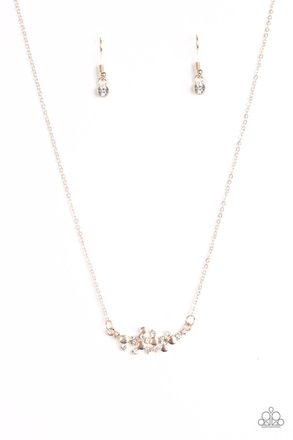 Paparazzi Necklace ~ Star Gazing Shimmer - Rose Gold