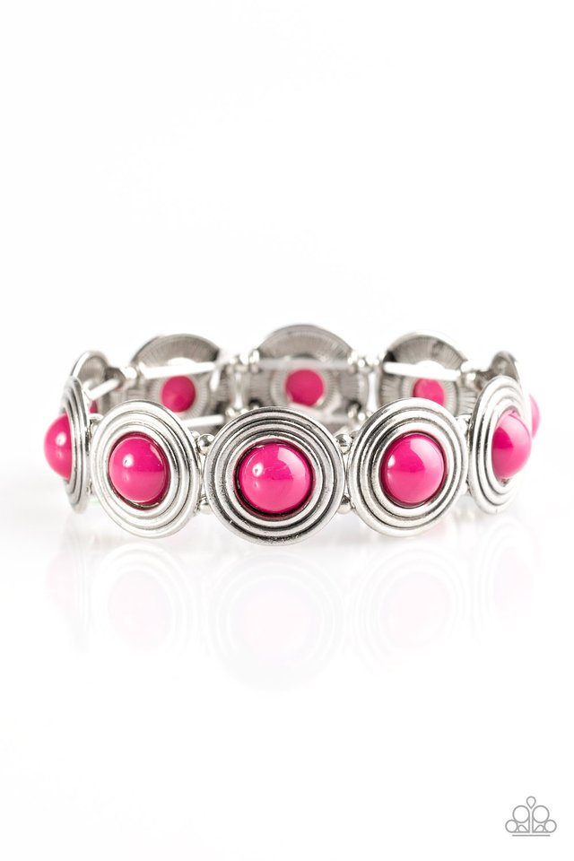 Paparazzi Bracelet ~ Adventurously Amazon - Pink