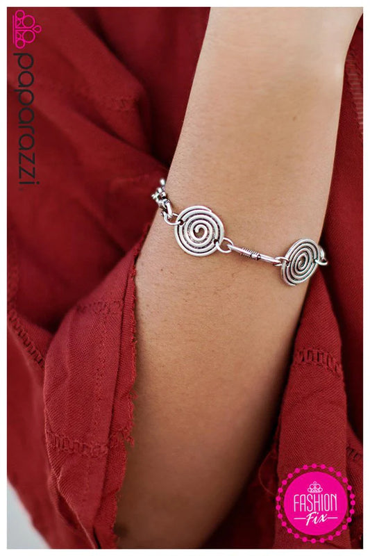 Paparazzi Bracelet ~ Time to Unwind - Silver