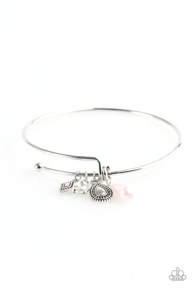 Paparazzi Bracelet ~ Gracefully Graceful - Pink