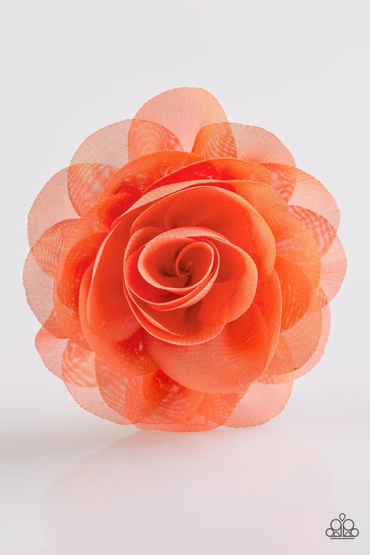 Paparazzi Hair Accessories ~ Pretty Petunia - Orange