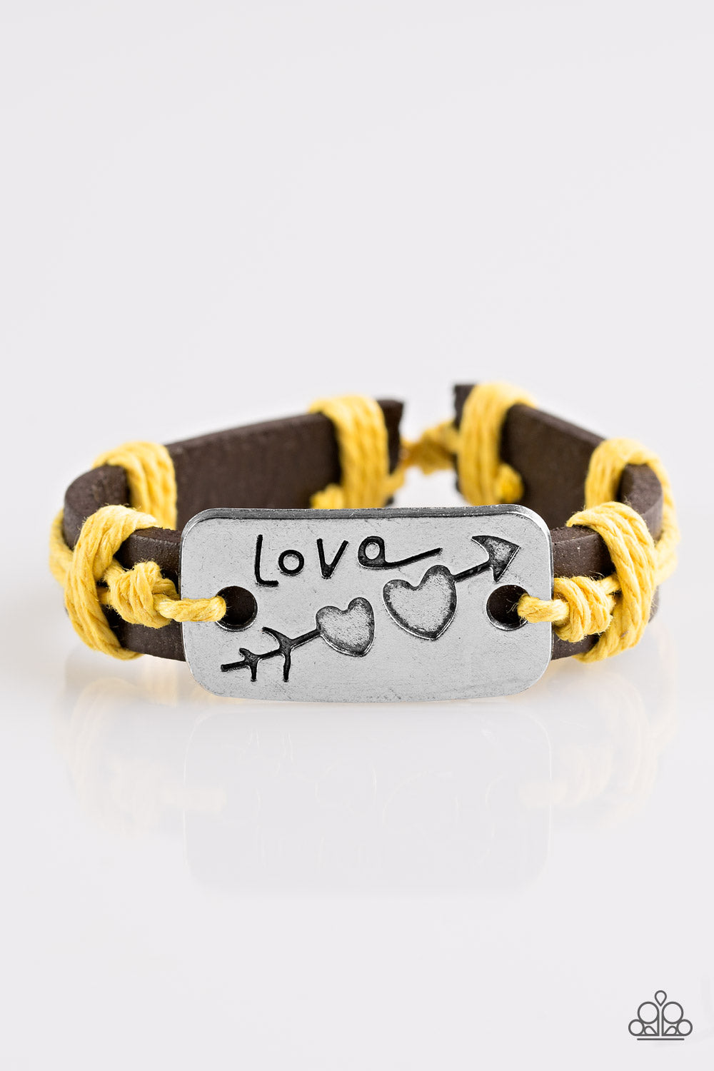 Paparazzi Bracelet ~ Reckless Love - Yellow