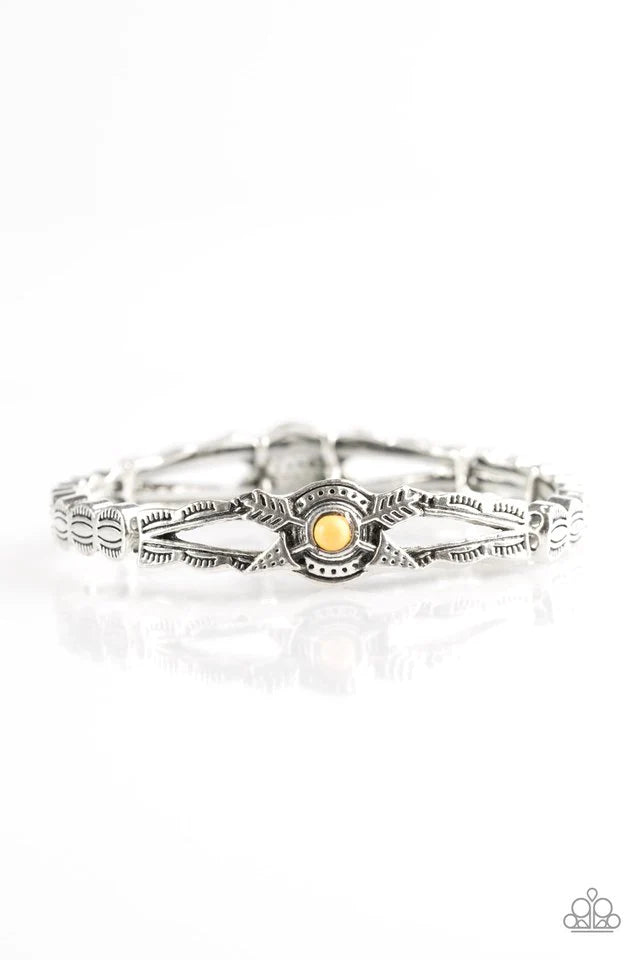 Paparazzi Bracelet ~ I Am EMPRESS-ed! - Yellow