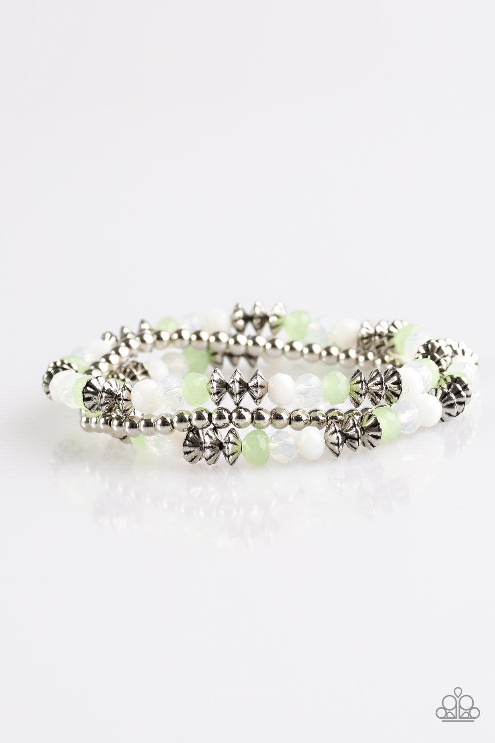 Pulsera Paparazzi ~ Shimmer Sensation - Verde