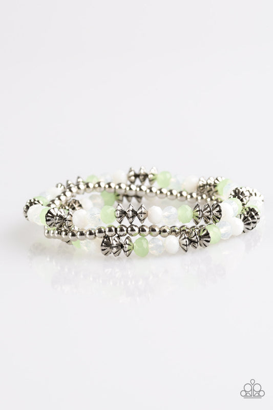 Paparazzi Bracelet ~ Shimmer Sensation - Green