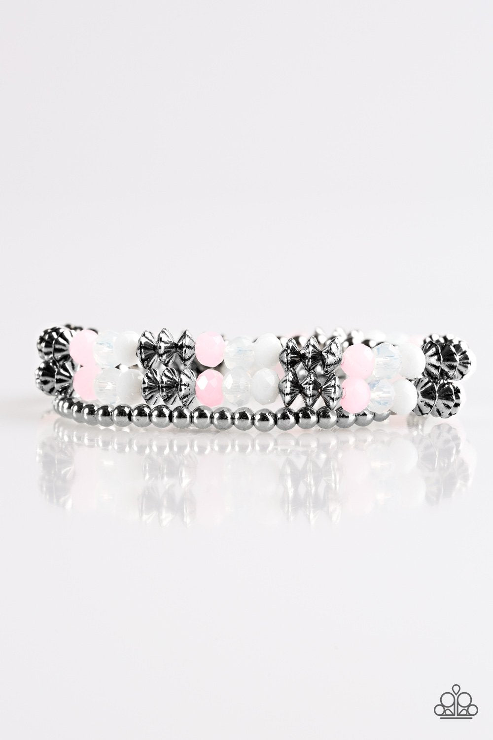 Paparazzi Bracelet ~ Shimmer Sensation - Pink