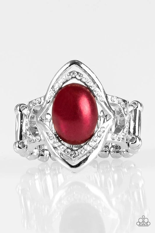 Paparazzi Ring ~ Positively Posh - Red