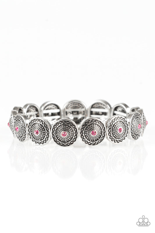 Paparazzi Bracelet ~ Get Your Shine On - Pink