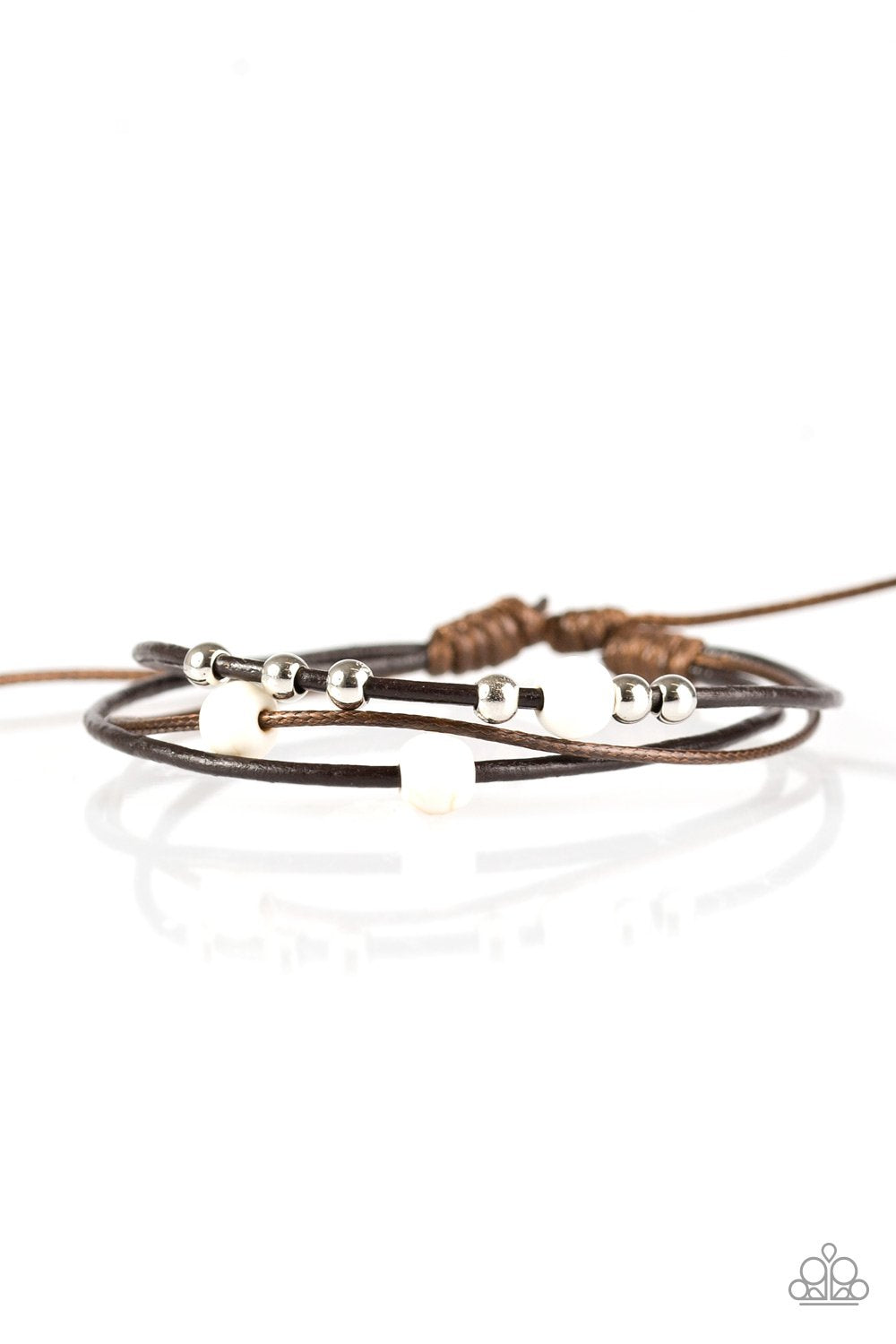 Paparazzi Bracelet ~ Mountain Treasure - White