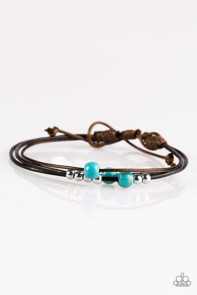 Paparazzi Bracelet ~ Mountain Treasure - Blue