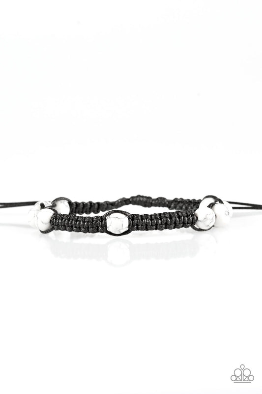 Pulsera Paparazzi ~ Resistencia - Blanco