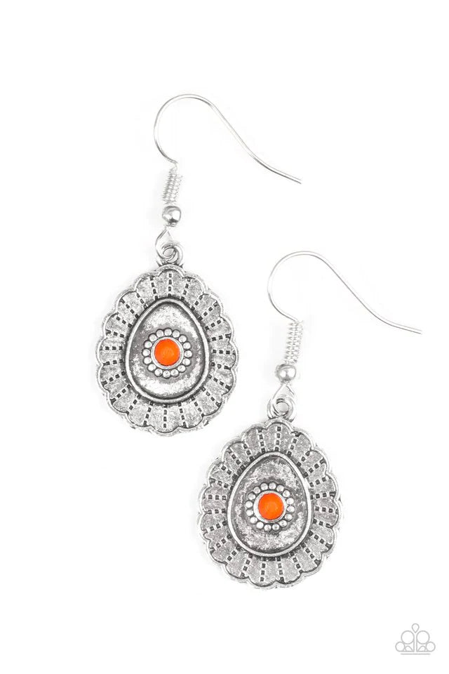 Paparazzi Earring ~ Magnificently Mayan - Orange