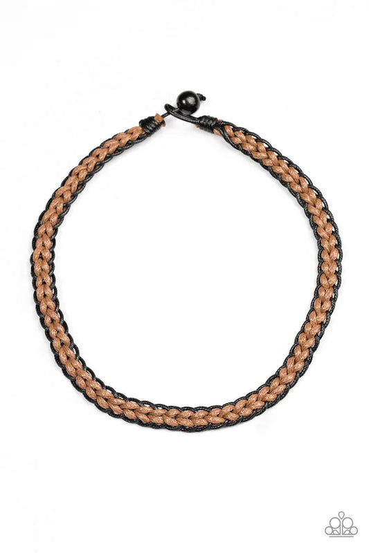 Paparazzi Necklace ~ Trail Guide - Brown