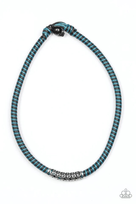 Paparazzi Necklace ~ The Mainland - Blue