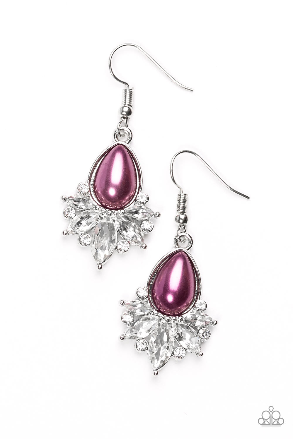 Paparazzi Earring ~ Regal Reputation - Purple