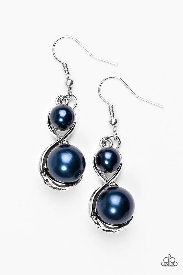 Paparazzi Earring ~ Set The Stage - Blue