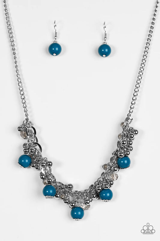 Paparazzi Necklace ~ A Pop Of Posh - Blue