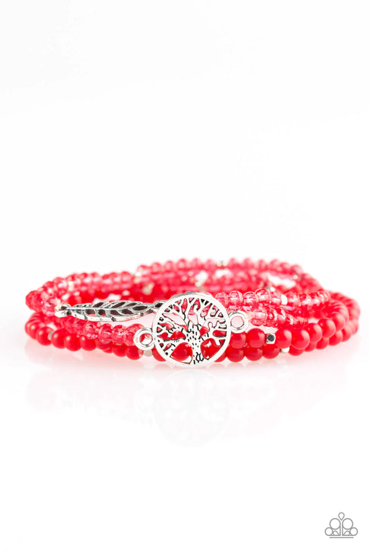 Paparazzi Bracelet ~ Wanderluster - Red