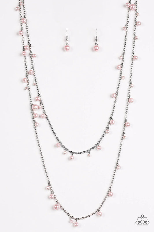 Paparazzi Necklace ~ A Good GLAM Is Hard To Find - Pink