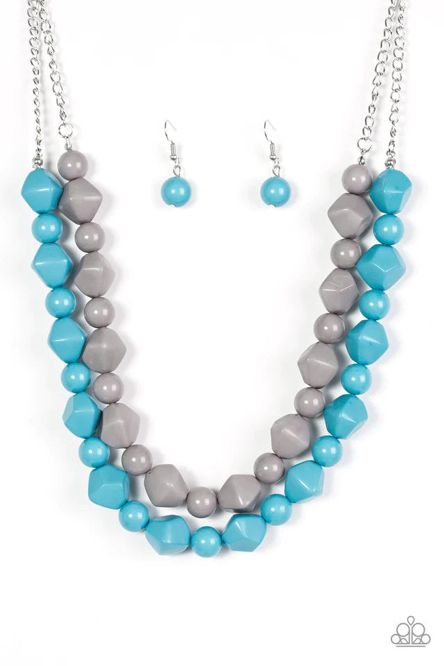 Paparazzi Necklace ~ Rio Rhythm - Blue