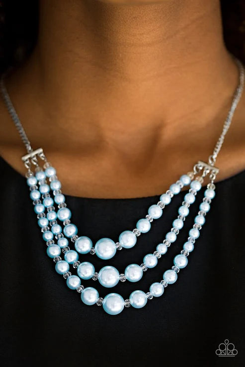 Paparazzi Necklace ~ Spring Social - Blue