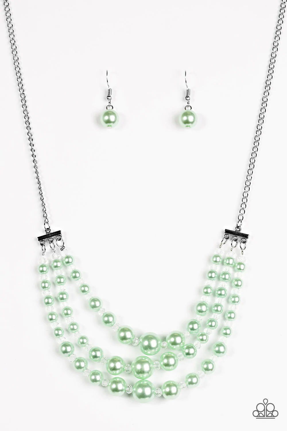 Paparazzi Necklace ~ Spring Social - Green