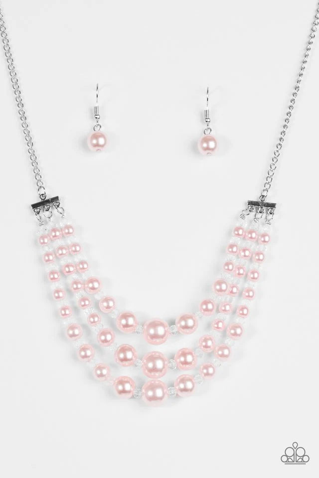Paparazzi Necklace ~ Spring Social - Pink