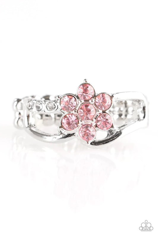 Anillo Paparazzi ~ Garden Gleam - Rosa