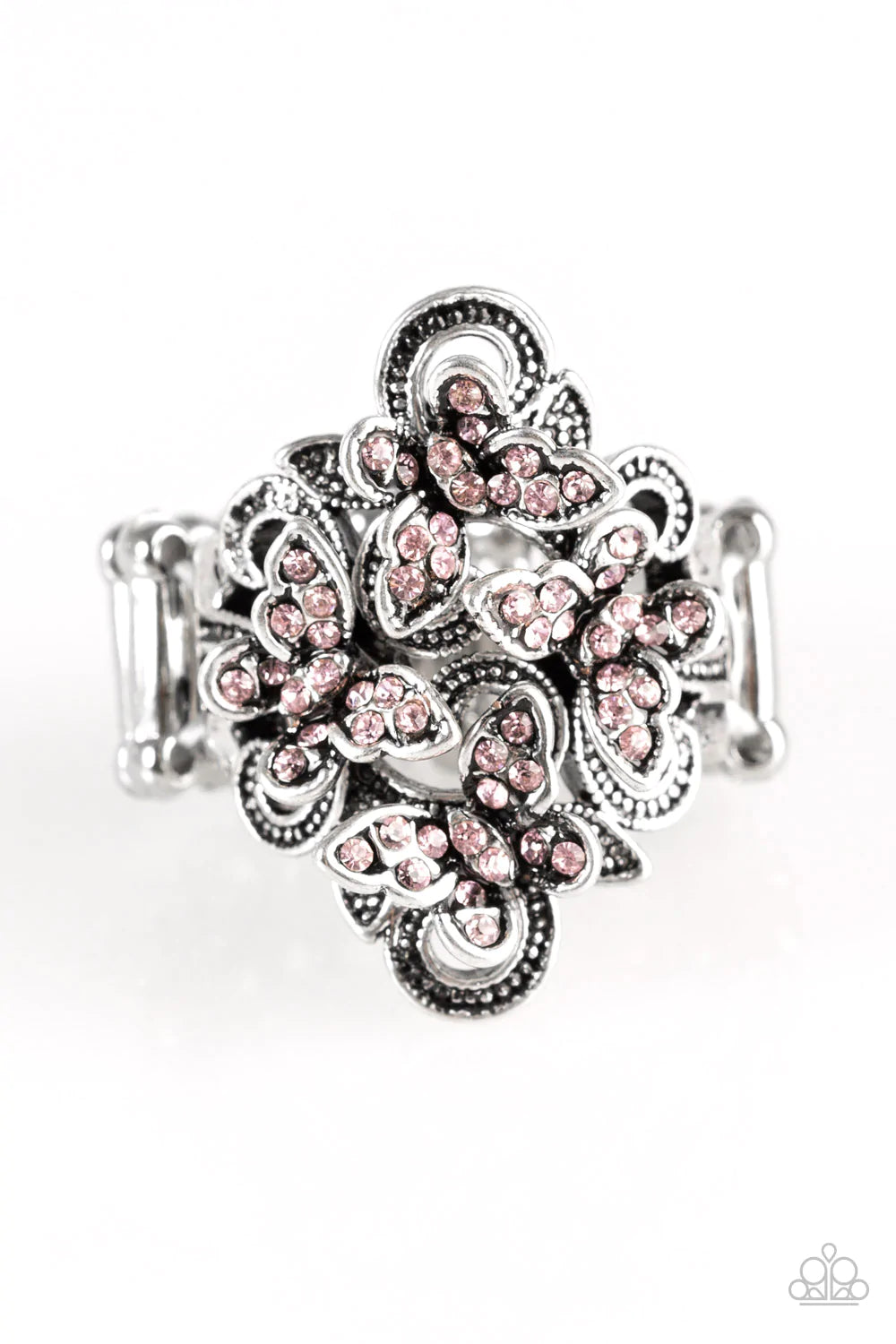 Anillo Paparazzi ~ Butterfly Meadows - Rosa