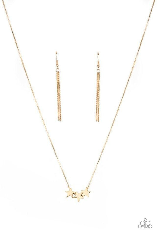 Paparazzi Necklace ~ Shoot For The Stars - Gold