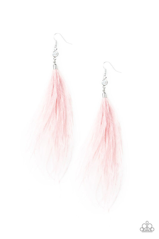 Paparazzi Earring ~ The SHOWGIRL Next Door - Pink