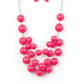 Paparazzi Necklace ~ Miss Pop-YOU-larity - Pink