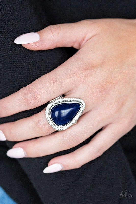 Paparazzi Ring ~ Mojave Mist - Blue