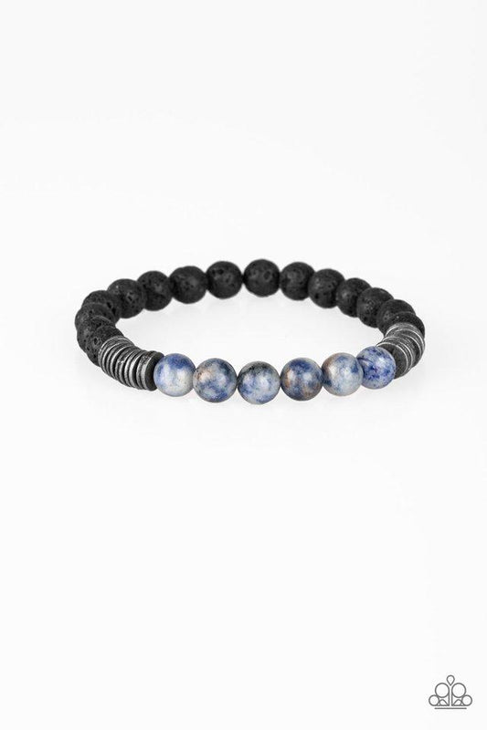 Pulsera Paparazzi ~ Cool-Headed - Azul