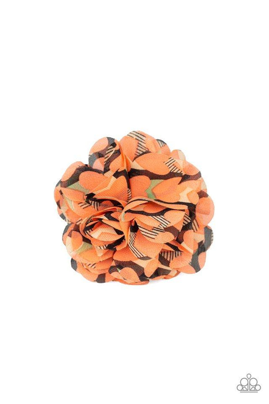 Paparazzi Hair Accessories ~ Flowery Fiesta - Orange