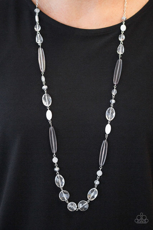 Paparazzi Necklace ~ Quite Quintessence - White