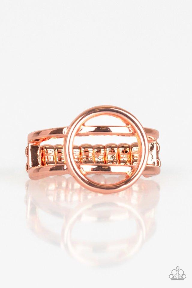 Paparazzi Ring ~ City Center Chic - Copper