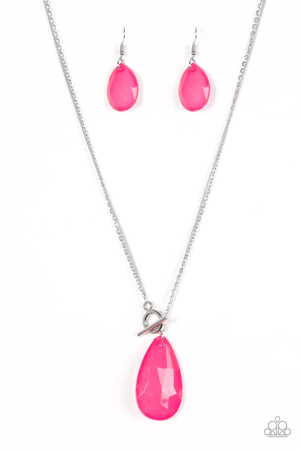 Paparazzi Necklace ~ Spring Storm - Pink