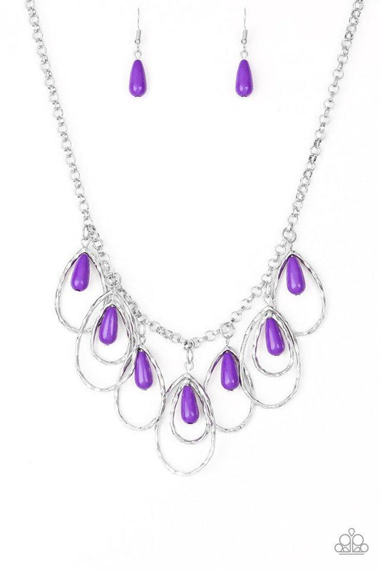 Paparazzi Necklace ~ Tango Tempest - Purple