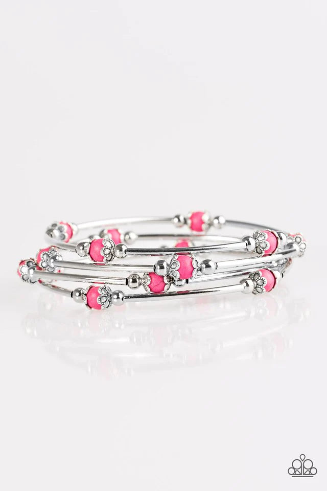 Pulsera Paparazzi ~ Ruta comercial - Rosa