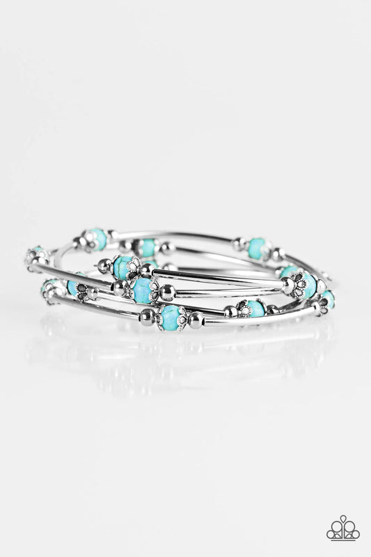 Paparazzi Bracelet ~ Trade Route - Blue