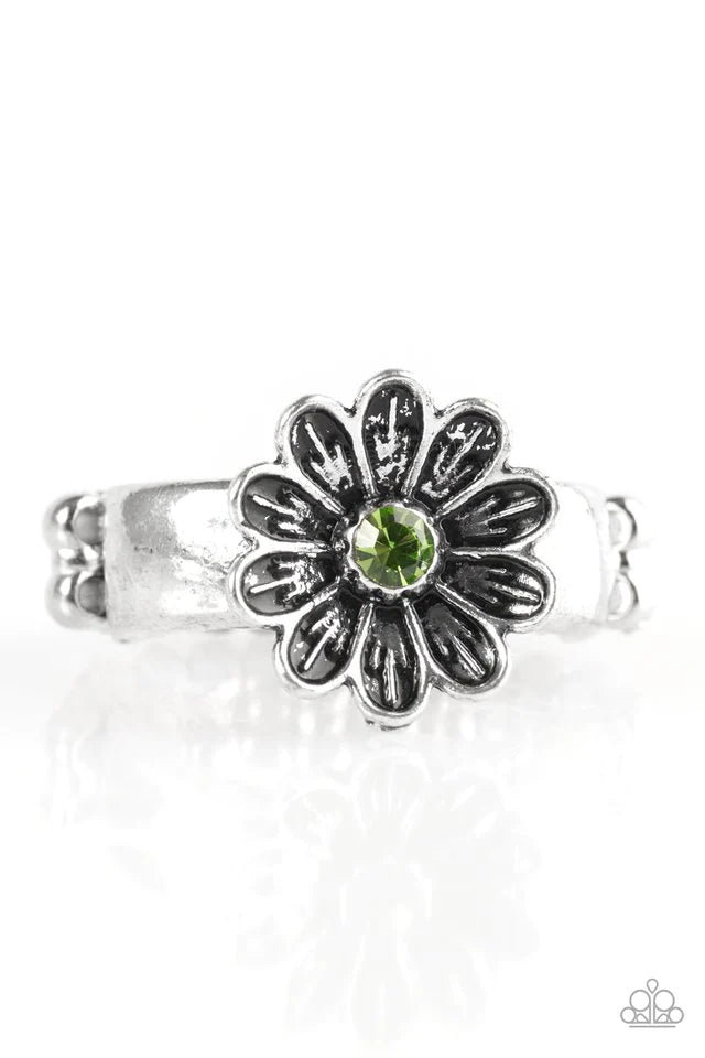 Paparazzi Ring ~ Anywhere BUD Here - Green