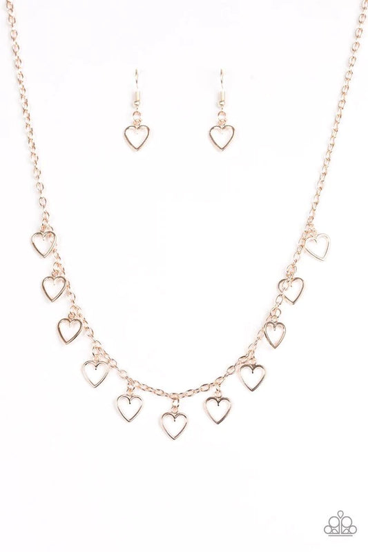 Paparazzi Necklace ~ Im Yours - Rose Gold