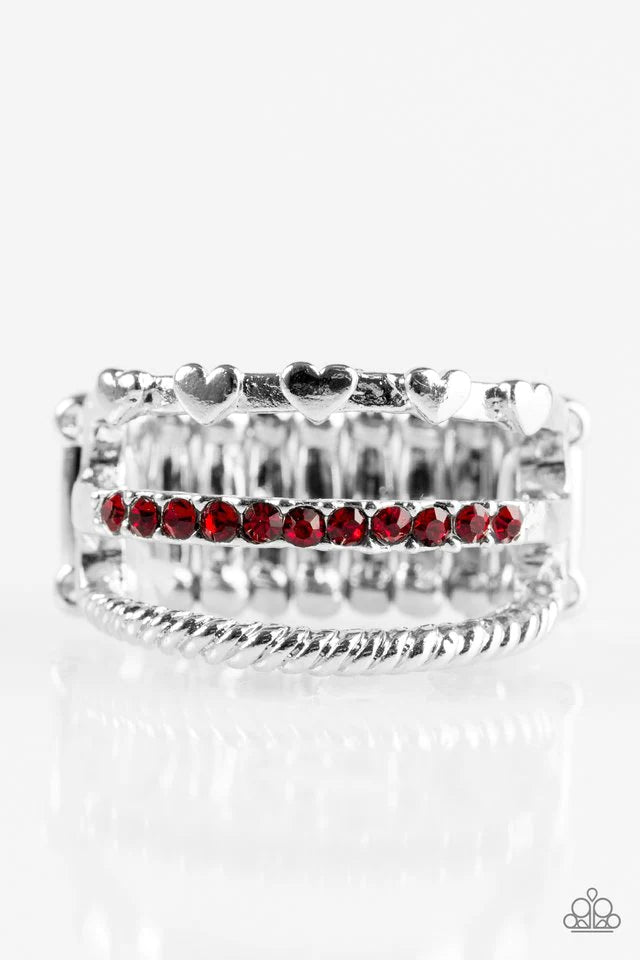 Paparazzi Ring ~ Dear To My Heart - Red
