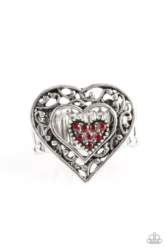 Paparazzi Ring ~ Find It In Your Heart - Red