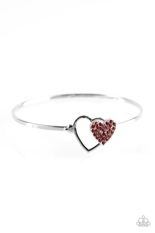 Paparazzi Bracelet ~ Valentine Vixen - Red