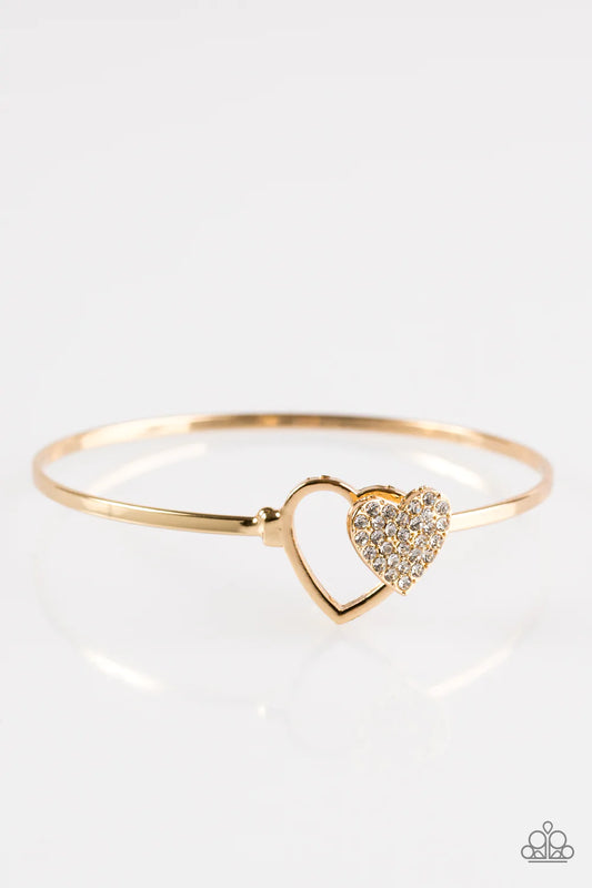 Paparazzi Bracelet ~ Valentine Vixen - Gold