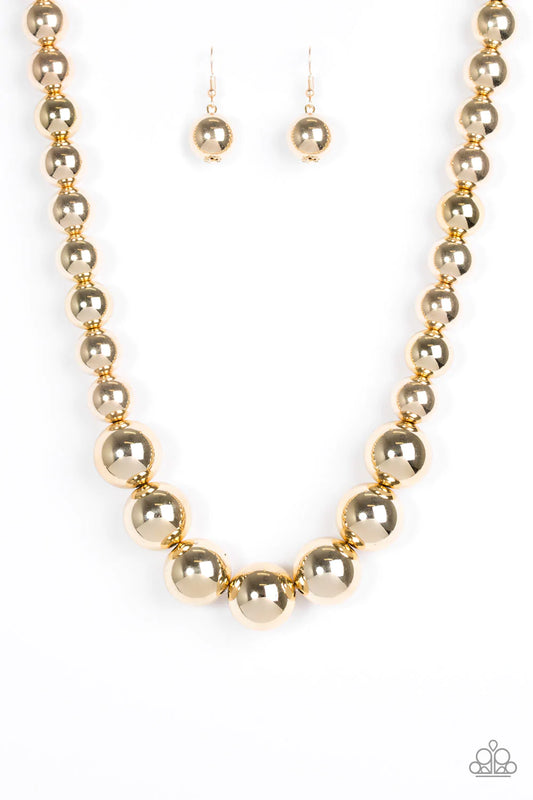 Paparazzi Necklace ~ Glamour Glare - Gold