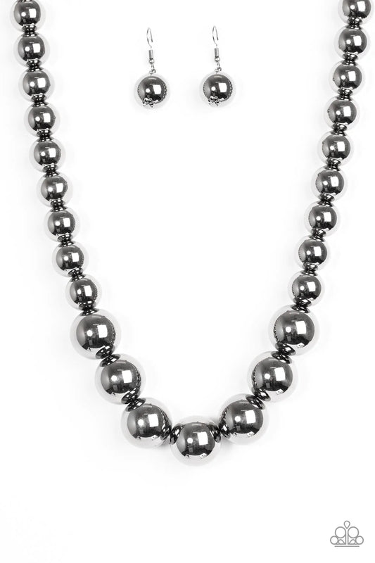 Collar Paparazzi ~ Glamour Glare - Negro