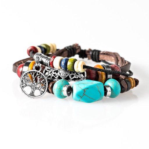 Pulsera Paparazzi ~ Saratoga Springs - Multicolor